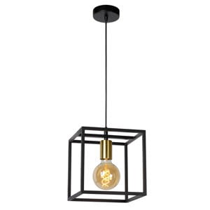RUBEN - Hanglamp - 1xE27 - Zwart