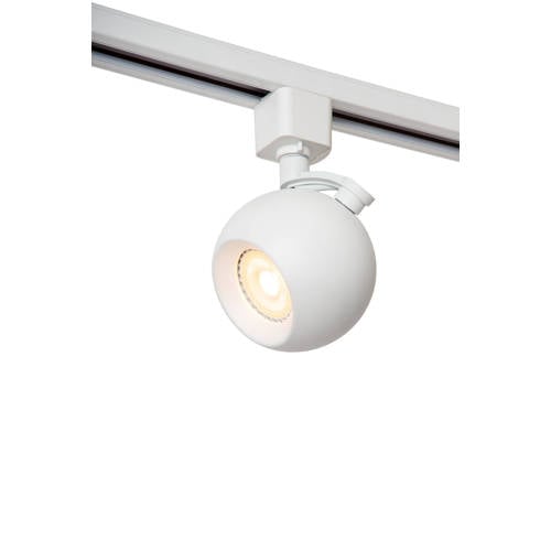 Lucide TRACK FAVORI Railspot - 1-fase Railsysteem / Railverlichting - 1xGU10 - Wit (Uitbreiding) afbeelding