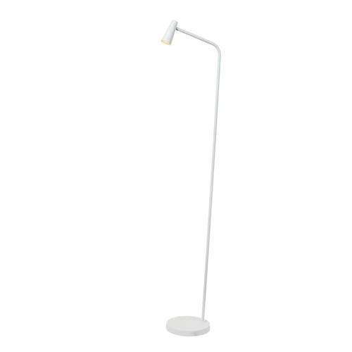 Lucide STIRLING - Oplaadbare Vloerlamp - Accu/Batterij - LED Dimb. - 1x3W 2700K - 3 StepDim - Wit afbeelding
