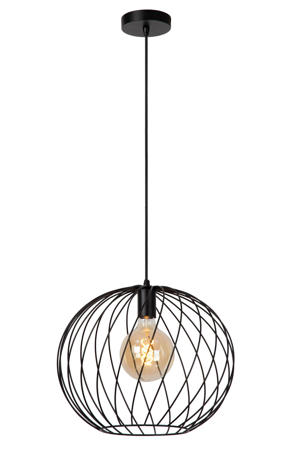 DANZA - Hanglamp - Ø40 cm - 1xE27 - Zwart