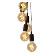 thumbnail: Lucide FIX - Hanglamp - 7xE27 - Zwart