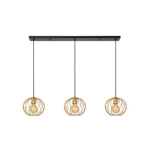 DANZA - Hanglamp - 3xE27 - Mat Goud / Messing