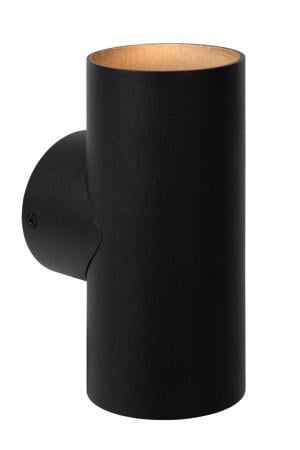 BONDI - Wandspot / Wandlamp - 2xGU10 - Zwart