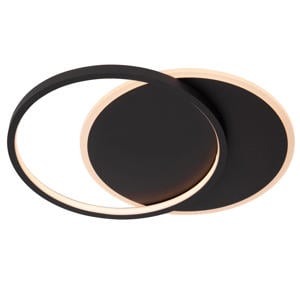 AXELLE - Plafonnière - LED Dimb. - 1x24W 2700K - 3 StepDim - Zwart