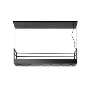 MIRAVELLE - Hanglamp - 6xGU10 - Zwart