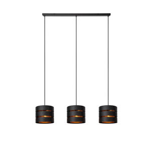 ROSAS - Hanglamp - 3xE27 - Zwart  