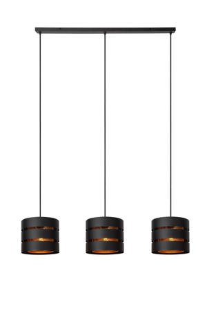 ROSAS - Hanglamp - 3xE27 - Zwart  