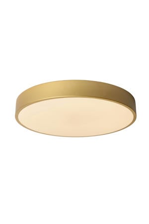UNAR - Plafonnière - Ø39,5 cm - LED Dimb. - 1x24W 2700K - 3 StepDim - Mat Goud / Messing