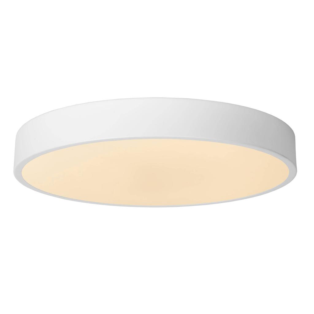 Lucide UNAR - Plafonnière - Ø39,5 cm - LED Dimb. - 1x24W 2700K - 3 StepDim - Wit