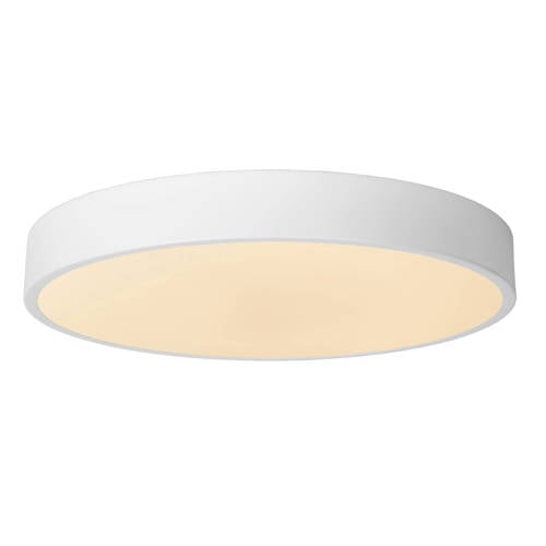 Lucide UNAR - Plafonnière - Ø39,5 cm - LED Dimb. - 1x24W 2700K - 3 StepDim - Wit afbeelding