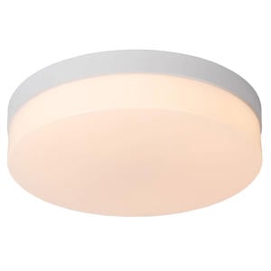 BISKIT - Plafonnière Badkamer - Ø28 cm - LED - 1x18W 2700K - IP44 - Beweging & dag/nacht sensor - Wit