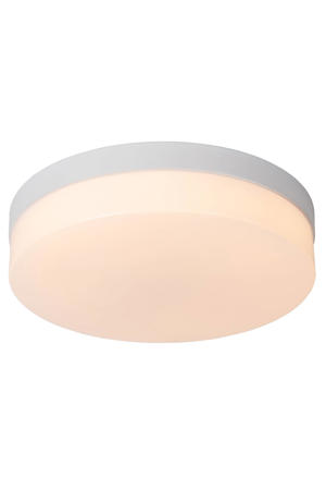 BISKIT - Plafonnière Badkamer - Ø28 cm - LED - 1x18W 2700K - IP44 - Beweging & dag/nacht sensor - Wit  
