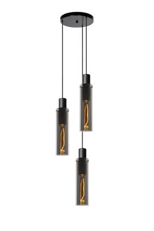 ORLANDO - Hanglamp - Ø32 cm - 3xE27 - Fumé