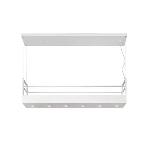 Lucide MIRAVELLE - Hanglamp - 6xGU10 - Wit afbeelding