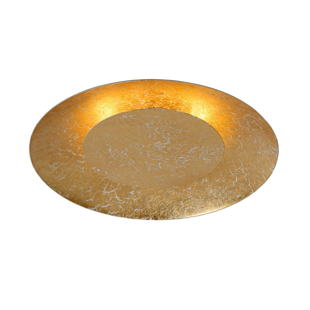 Lucide FOSKAL - Plafonnière - Ø34,5 cm - LED - 1x12W 2700K - Messing