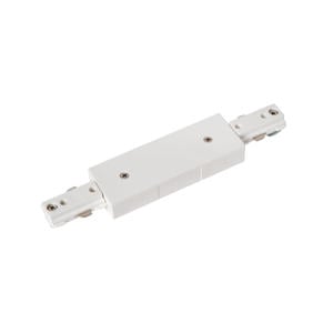 TRACK Startvoeding - 1-fase railsysteem / Railverlichting - Dubbel - Wit (Uitbreiding)