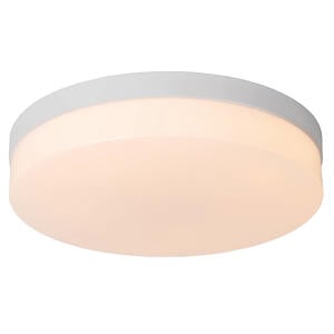 BISKIT - Plafonnière Badkamer - Ø34,5 cm - LED - 1x24W 2700K - IP44 - Beweging & dag/nacht sensor - Wit