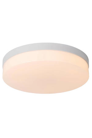 BISKIT - Plafonnière Badkamer - Ø34,5 cm - LED - 1x24W 2700K - IP44 - Beweging & dag/nacht sensor - Wit 
