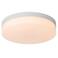Lucide BISKIT - Plafonnière Badkamer - Ø34,5 cm - LED - 1x24W 2700K - IP44 - Beweging & dag/nacht sensor - Wit