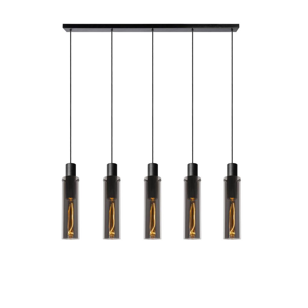 Lucide ORLANDO - Hanglamp - 5xE27 - Fumé