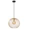 Lucide DANZA - Hanglamp - Ø40 cm - 1xE27 - Mat Goud / Messing