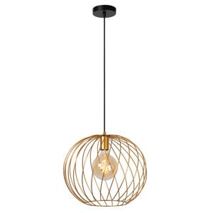 DANZA - Hanglamp - Ø40 cm - 1xE27 - Mat Goud / Messing