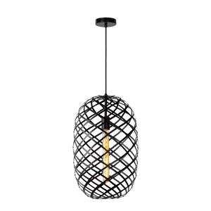 WOLFRAM - Hanglamp - Ø32 cm - 1xE27 - Zwart  