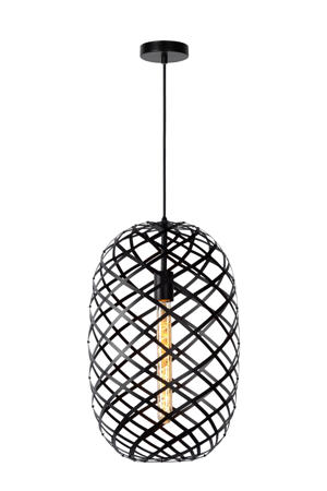 WOLFRAM - Hanglamp - Ø32 cm - 1xE27 - Zwart  