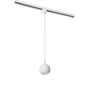 TRACK FAVORI Hanglamp - 1-fase Railsysteem / Railverlichting - 1xGU10 - Wit (Uitbreiding) 