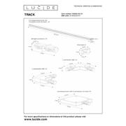 thumbnail: Lucide TRACK Starterset - 1-fase Railsysteem / Railverlichting - 2 meter - Wit