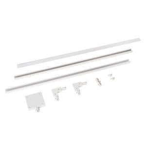 TRACK Starterset - 1-fase Railsysteem / Railverlichting - 2 meter - Wit