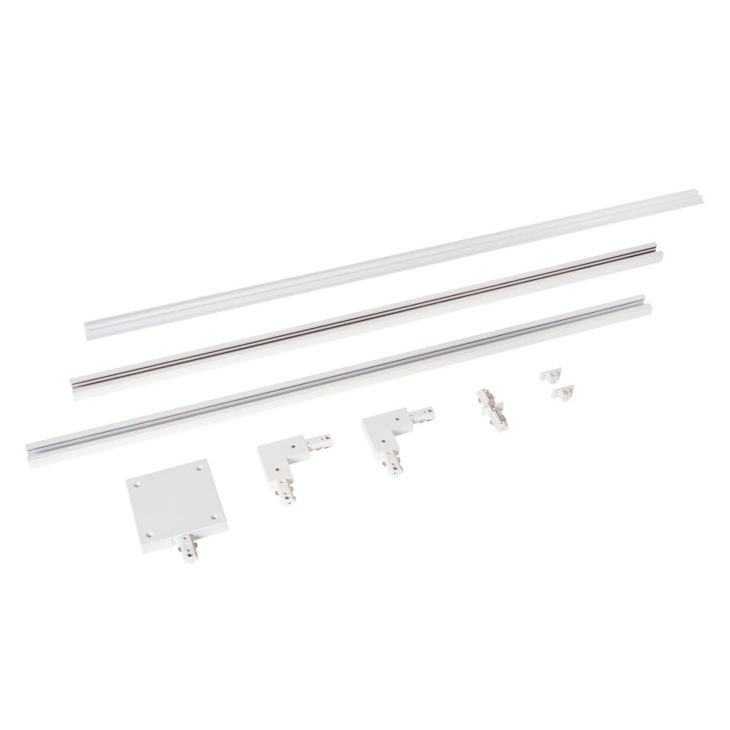 Lucide TRACK Starterset - 1-fase Railsysteem / Railverlichting - 2 meter - Wit