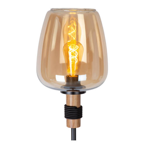 Lucide ILONA - Vloerlamp - Ø34 cm - 1xE27 - Amber afbeelding