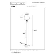 thumbnail: Lucide ILONA - Vloerlamp - Ø34 cm - 1xE27 - Amber