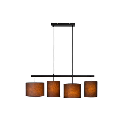 Lucide MAYA - Hanglamp - 4xE27 - Zwart afbeelding