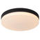Lucide BISKIT - Plafonnière Badkamer - Ø40 cm - LED - 1x36W 2700K - IP44 - Beweging & dag/nacht sensor - Zwart