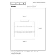 thumbnail: Lucide ROSAS - Plafonnière - Ø26 cm - 1xE27 - Zwart