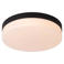 Lucide BISKIT - Plafonnière Badkamer - Ø28 cm - LED - 1x18W 2700K - IP44 - Beweging & dag/nacht sensor - Zwart