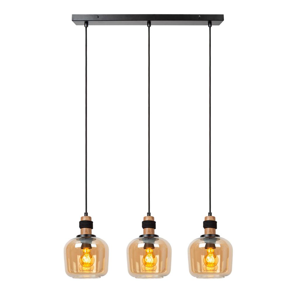 Lucide ILONA - Hanglamp - 3xE27 - Amber