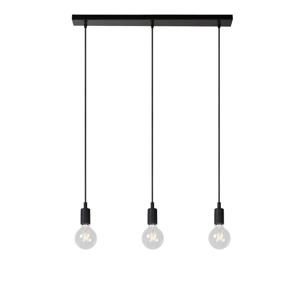 FIX - Hanglamp - 3xE27 - Zwart 
