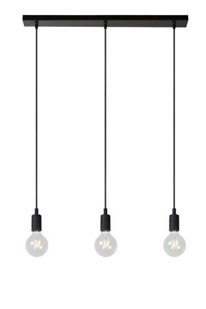 FIX - Hanglamp - 3xE27 - Zwart 