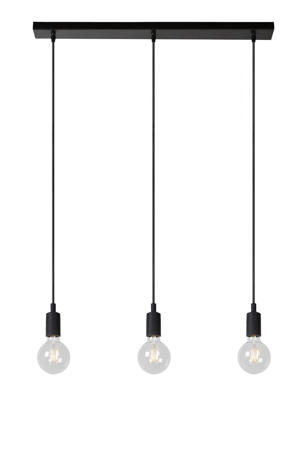 FIX - Hanglamp - 3xE27 - Zwart