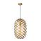 Lucide WOLFRAM - Hanglamp - Ø32 cm - 1xE27 - Mat Goud / Messing