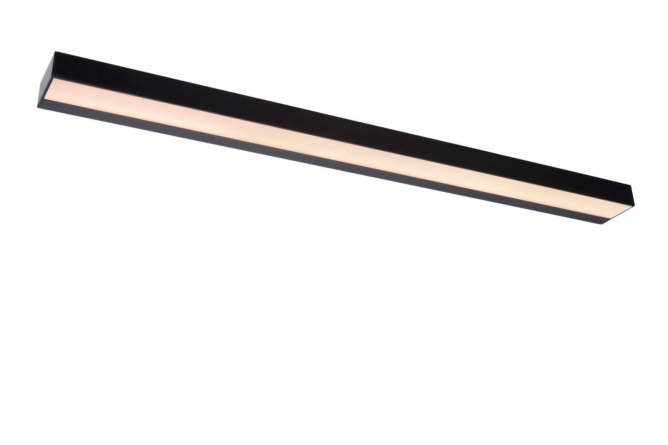 Lucide Axi Wandspot Badkamer Rond - LED - 2x3,5W - 2700K - IP54 - Zwart 69201/06/30