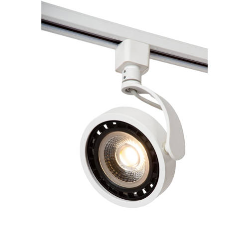 Lucide TRACK DORIAN Railspot - 1-fase Railsysteem / Railverlichting - 1xES111 - Wit (Uitbreiding) afbeelding