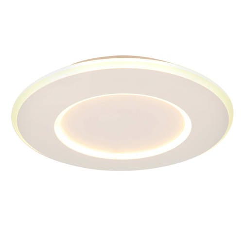 Lucide AXELLE - Plafonnière - Ø39,6 cm - LED Dimb. - 1x24W 2700K - 3 StepDim - Wit afbeelding