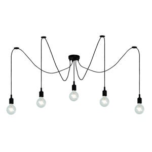 FIX - Hanglamp - 5xE27 - Zwart