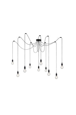 FIX - Hanglamp - 10xE27 - Zwart