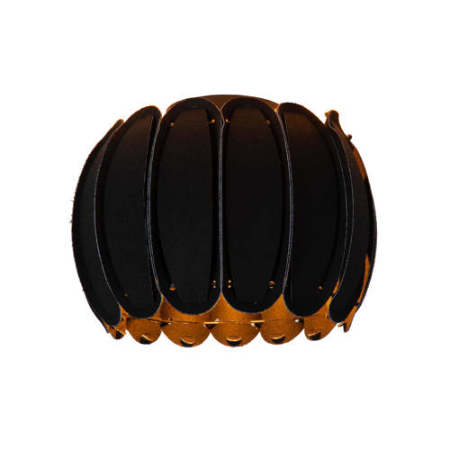 Lucide SPENCER - Plafonnière - Ø30 cm - 1xE27 - Zwart afbeelding