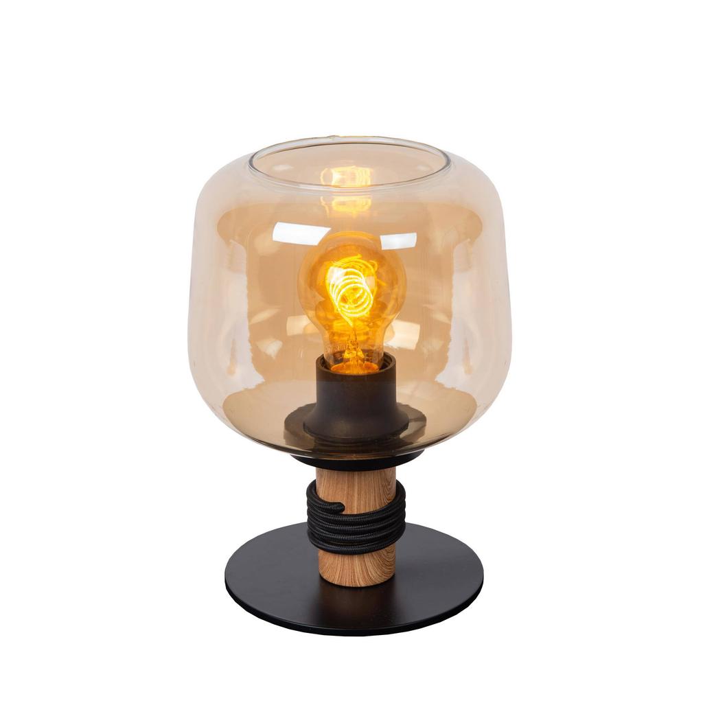 Lucide ILONA - Tafellamp - Ø18 cm - 1xE27 - Amber